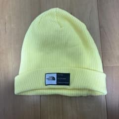 THE NORTH FACE ノースフェイス ボックスロゴ ニット帽 イエローのサムネイル