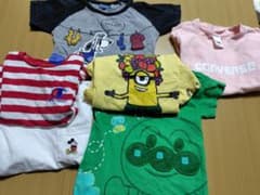 キッズ 半袖Tシャツ 7枚セット まとめ売りのサムネイル