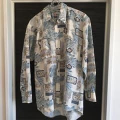 90s 総柄シャツ　長袖のサムネイル