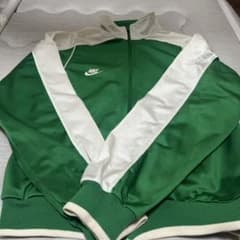 NIKE グリーン ホワイト ジャージ Sのサムネイル