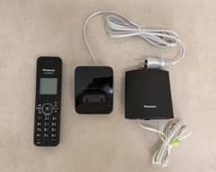 【美品】Panasonic コードレス電話機 KX-FKD559-K 子機付きのサムネイル