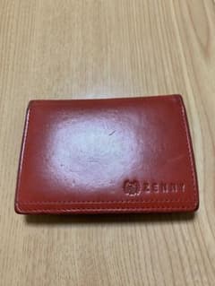 ZENNY オレンジ レザー カードケースのサムネイル
