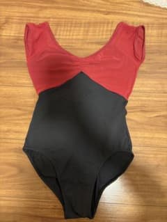 バレエ レオタード キャップスリーブ バイカラーのサムネイル