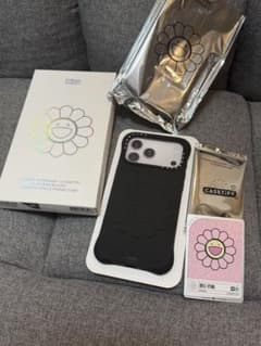 村上隆×CASETiFY花柄シリコンiPhone17ProMaxケース ブラック - メルカリ