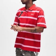 Supreme Cursive Polo Black Lサイズ Supreme Cursive Polo Black