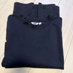 年末限定最終値下げ！ UNIQLO U ブラック Tシャツ Lサイズのサムネイル