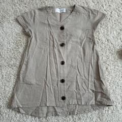 コットンワンピース チュニック　半袖　95