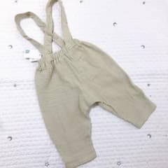 西松屋　サロペット　ベージュ　100のサムネイル
