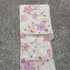 【浴衣】花柄ピンク系浴衣単品のサムネイル