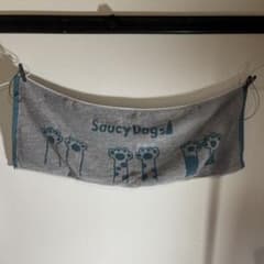 【Saucy Dogs 】犬の足跡タオルのサムネイル