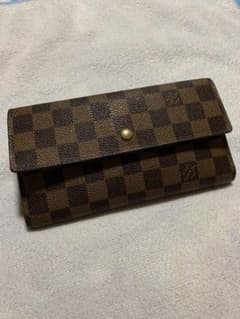 長財布 三つ折 ルイヴィトン ダミエ 中古 訳あり 安い 正規品のサムネイル
