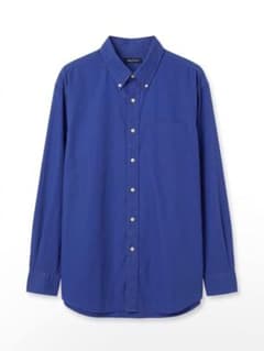 NAUTICA 長袖シャツ ブルー ボタンダウンのサムネイル