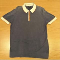HUGO BOSSハーフジップニットポロシャツのサムネイル