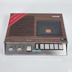 SONY TC-2100A ステレオカセットコーダー ジャンク 昭和レトロ 木目