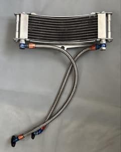 アクティブ ラウンドオイルクーラー 9段 ゼファー1100取り外し ACTIVE 