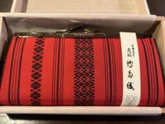 本場筑前博多織　がま口財布