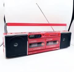 希少名機・動作品|日立ラジカセ TRK-W2昭和レトロ　ラジオFM/AM 日立 - 動作品| 日立 ラジカセTRK-5160 昭和レトロ ラジオ Hitachiの