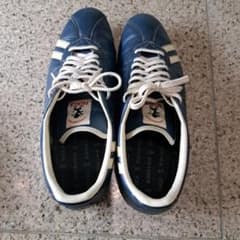 PATRICK 青色レザー スニーカーのサムネイル