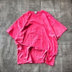 US古着 2XL GILDAN ピンク ビッグサイズ半袖Tシャツ 輸入古着 無地