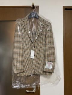 Harris Tweedテーラードジャケットガンクラブチェック定価¥70,400 