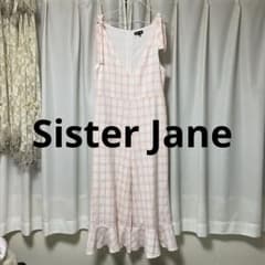 sister janeリリーチェックジャンプスーツ チェック柄ラッフル - メルカリ