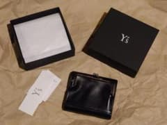 Y's ワイズ 財布 がま口 三つ折り ミニウォレット ヨウジヤマモト 送料無料のサムネイル