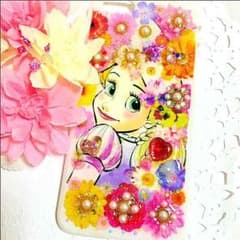 ☹﻿訳あり☹﻿ラプンツェル♡お花 シール iPhone6/6s 手帳型 アリエルのサムネイル