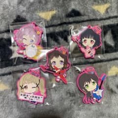 バンドリ ガルパ むぎゅっとラバーストラップvol2 通常verコンプのサムネイル