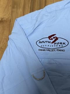 Columbia シャツ SOUTH FORK刺繍　Yシャツ　早い者勝ちのサムネイル