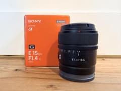 極美品・動作確認済み】SONY E 15mm F1.4 G レンズ | Mercari