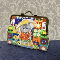 がま口 カードケース コヤンイサムチョン ルミちゃん ハンドメイド