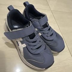 asics キッズ スニーカー ブルー 18cmのサムネイル