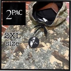REDHEAD☆2pac☆TUPAC☆リアルツリー柄☆カモフラ☆フーディ☆2XL 
