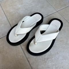 ZARA HOME 자라 홈 샌들 슬리퍼 35 가죽 비산
