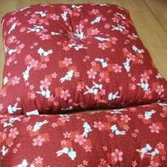 うさぎ柄 座布団 2個セットのサムネイル