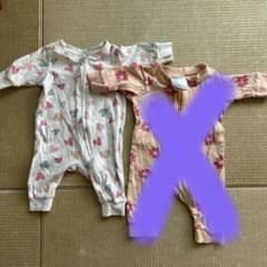 【最終値下げ】H&M ハート柄ロンパース 0-1Mのサムネイル