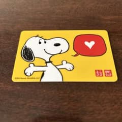 スヌーピー UNIQLO コラボ カード Peanutsのサムネイル