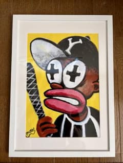 原画　オリジナルpopアート　アクリル絵の具　キャラクターのサムネイル