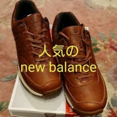 ニューバランスゴルフシューズ ソフトスパイク レザーブラウン 27.0cm新品のサムネイル