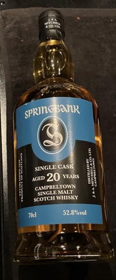 スプリングバンク　2004 20年 シングルカスク 700ml 52.8% スプリングバンク 2004 20年 シングルカスク 700ml 52.8% - メルカリ