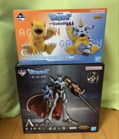 一番くじ デジモン A賞オメガモン C賞アグモン&ガブモン - メルカリ