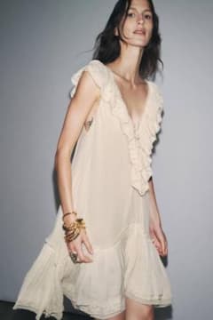 ZARA フリル レース ワンピース ZW COLLECTIONのサムネイル