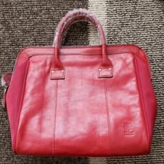 髭バッグ　ビジネスバッグ　赤　新品のサムネイル