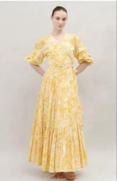 専用【美品】ヴェルニカ 現行品 ボタニカルフラワーロングカシュクールワンピース 野*e様 【極美品】ヴェルニカ 現行品 ボタニカルフラワーロング