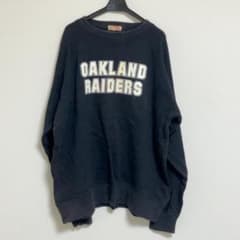 Oakland Raiders スウェット XLサイズ ブラック メンズ 古着のサムネイル