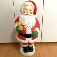 光る サンタクロース クリスマス 置物 ハニー社