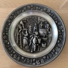 ピューター皿（錫合金）Germany zinn pewter SKS Zinn - メルカリ