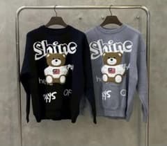 BARON バロン 黒ニット L 美品のサムネイル