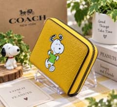COACH CE869 ×PEANUTS スヌーピー 財布 イエローのサムネイル