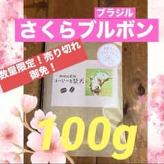 珈琲豆　自家焙煎 さくらブルボン 100g ブラジル　柴犬のサムネイル